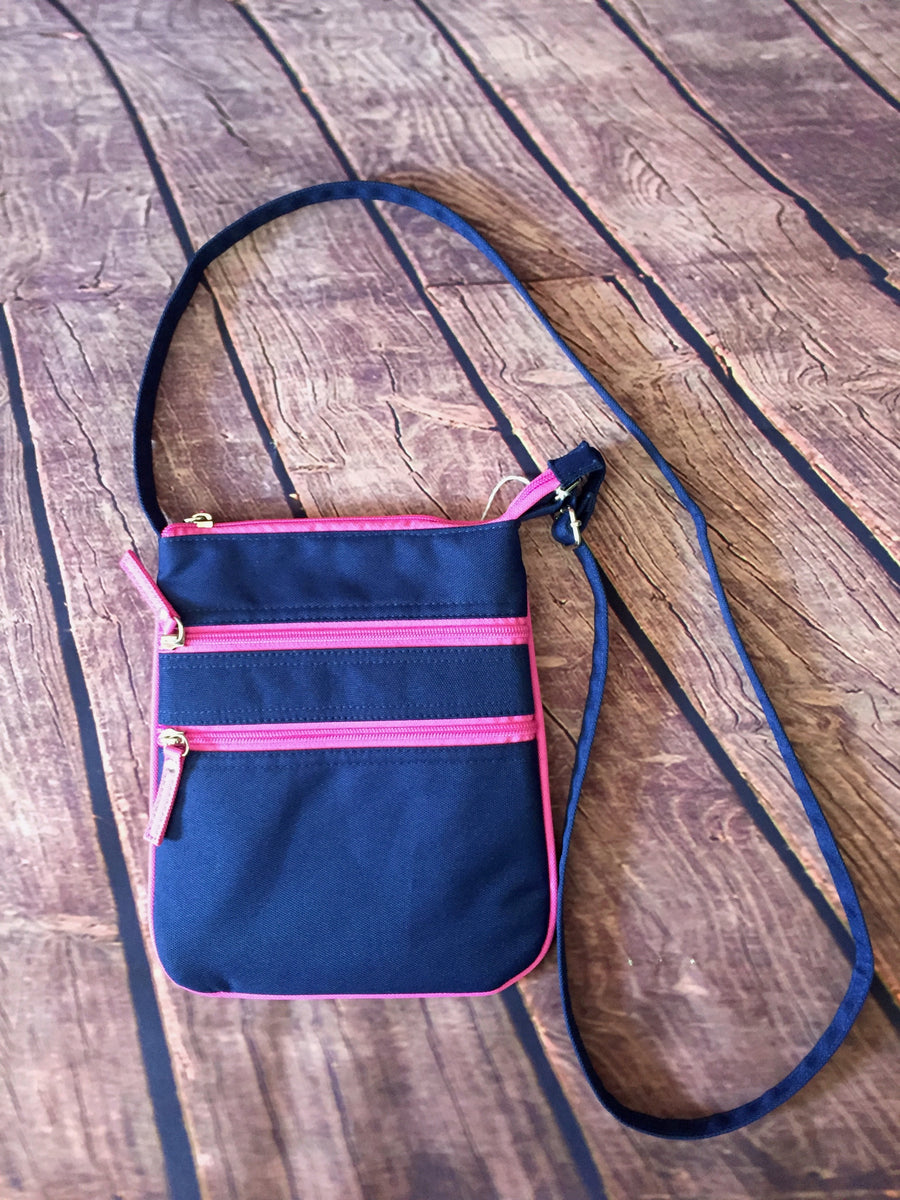 Dooney & Bourke Navy Nylon Crossbody Bag