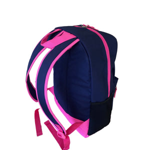 Backpack/Navy Blue and Pink/ N06NP