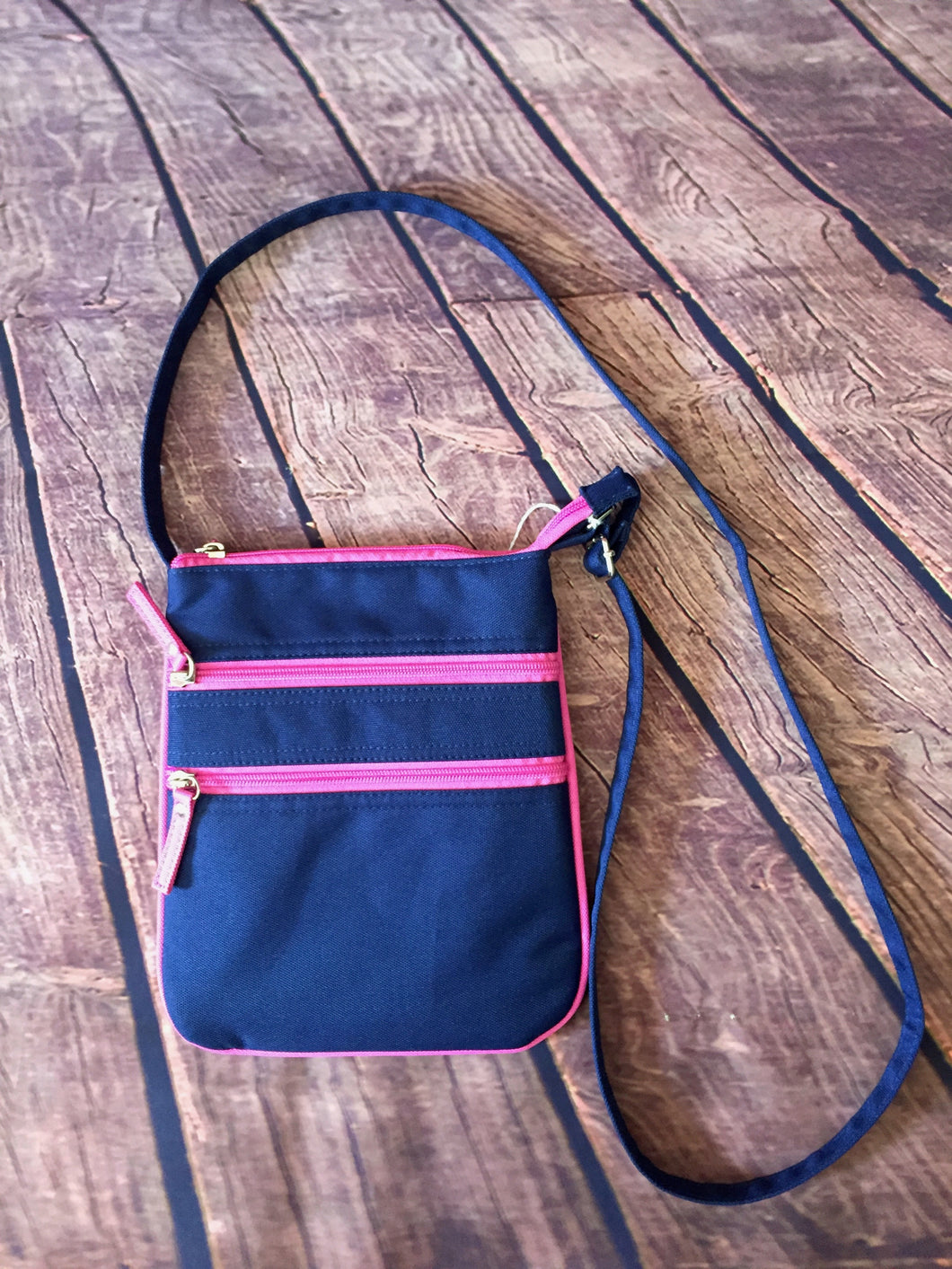 Navy Blue Messenger Bag